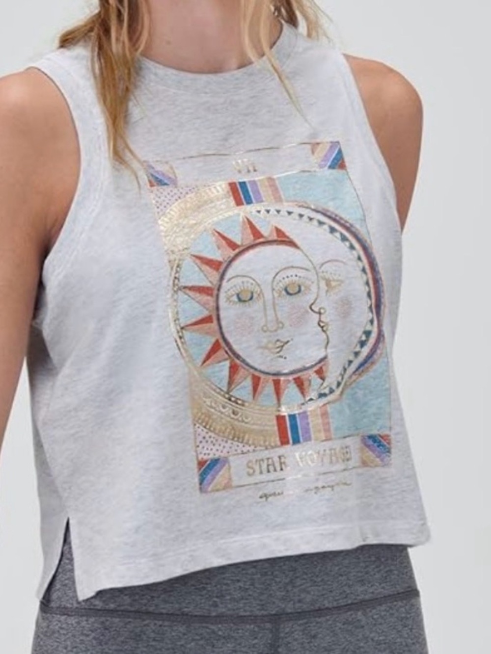 Spiritual Gangster Star Voyager Box Crop Tank Medium
